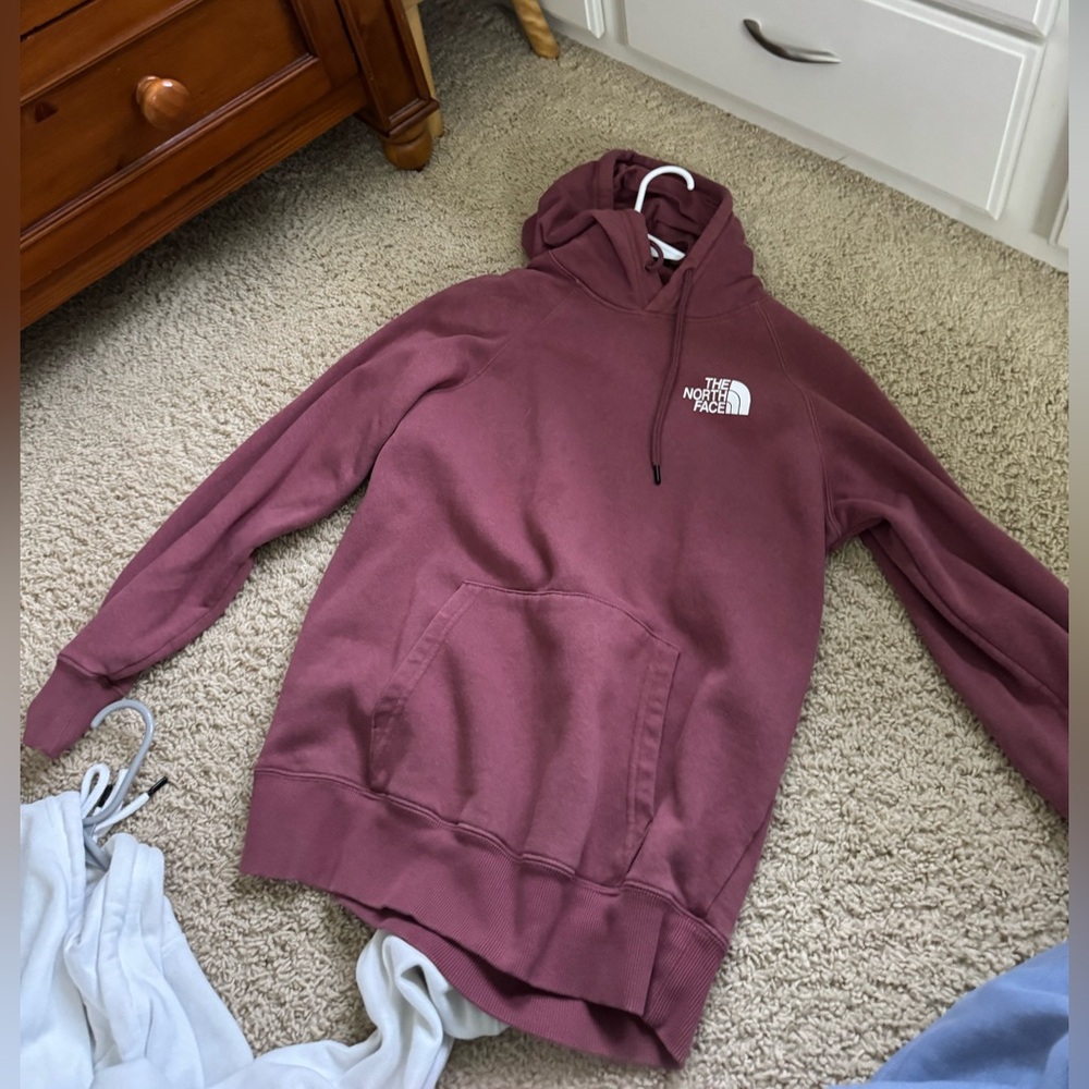 The North Face Dark Pink Hoodie